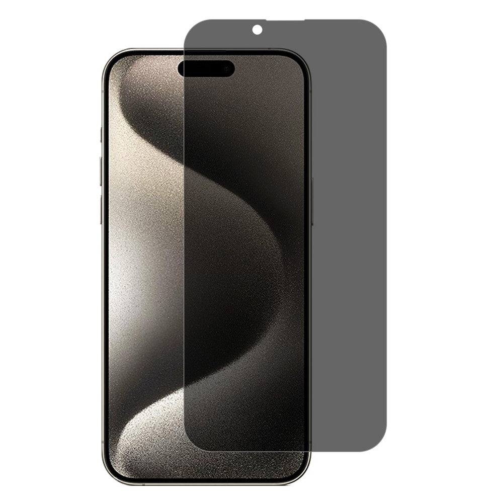For iPhone 16 Pro Tempered Glass Screen Protector Anti-Spy Full Coverage Screen Film