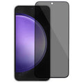 For Samsung Galaxy S24 FE Anti-Peep Full Covering Screen Protector Silk Printing Tempered Glass Film