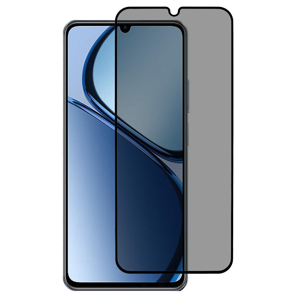 For Realme Note 60x 4G / C63 4G / C61 4G For Anti-Peep Full Covering Screen Protector Silk Printing Tempered Glass Film