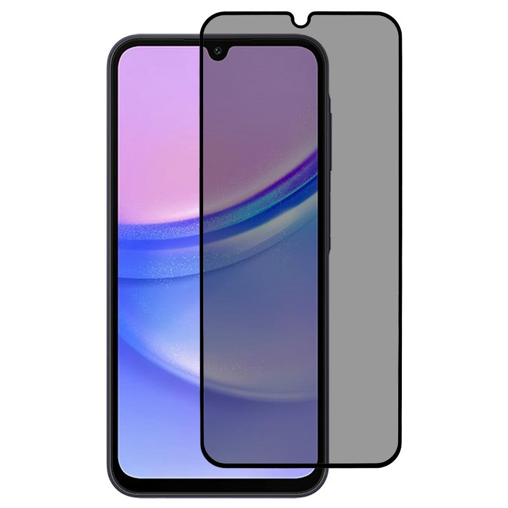For Samsung Galaxy A16 5G / A16 4G Anti-Peep Full Covering Screen Protector Silk Printing Tempered Glass Film