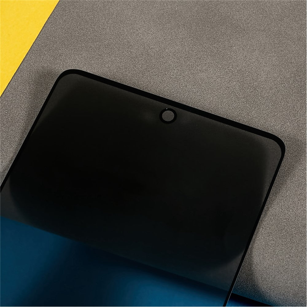For Motorola Moto G35 5G Anti-Peep Full Covering Screen Protector Silk Printing Tempered Glass Film