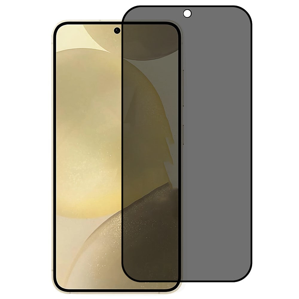 For Samsung Galaxy S25 Anti-Peep Full Covering Screen Protector Silk Printing Tempered Glass Film