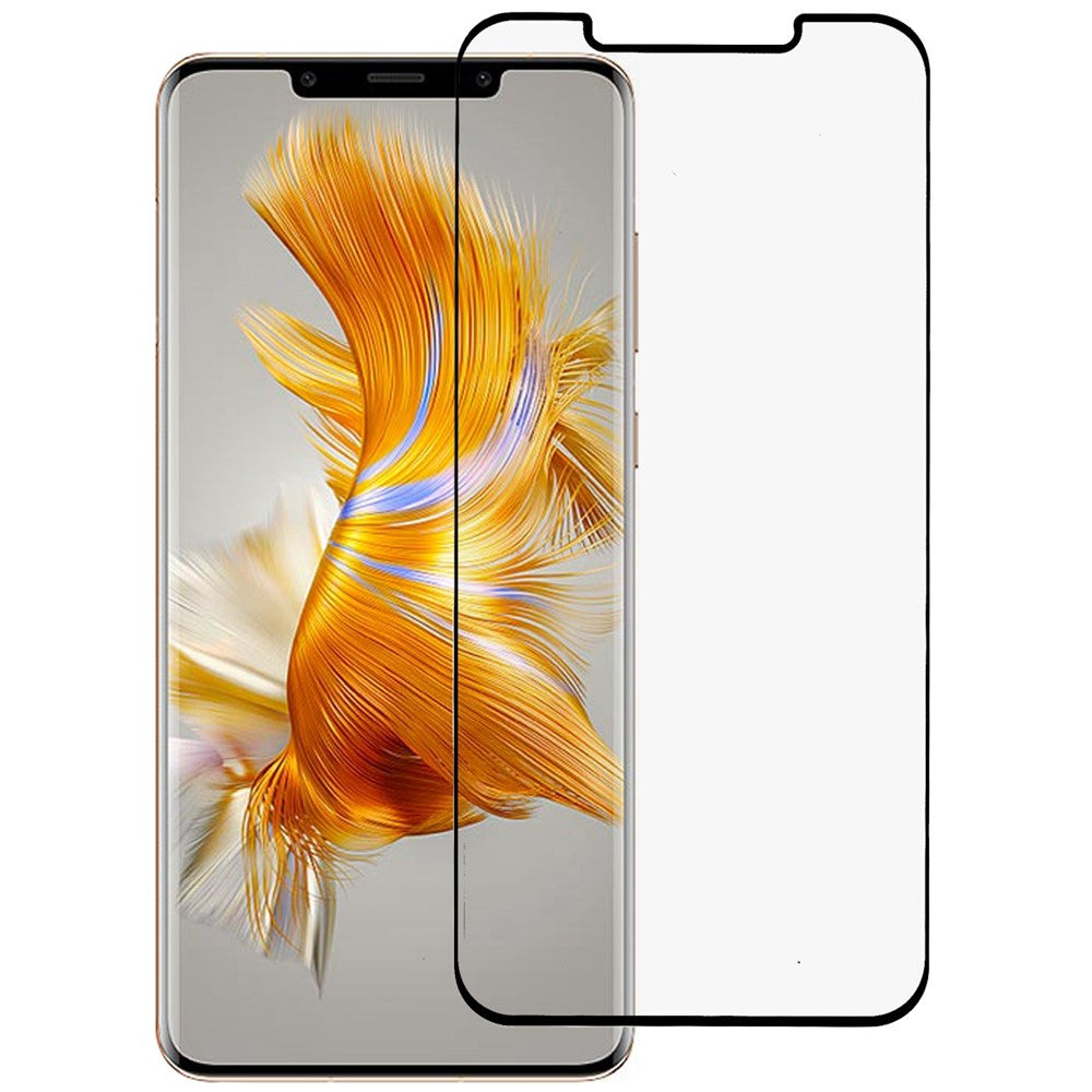 For Huawei Mate 50 Pro 4G / Mate 50 RS Porsche Design 4G Ultra Clear 3D Curved Screen Protector, Full Covering Side Glue Tempered Glass Protective Film