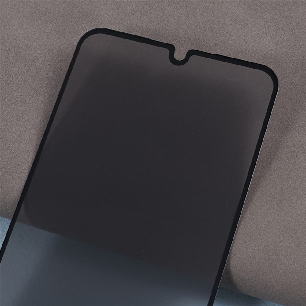 For Xiaomi Poco C75 4G / Redmi 14R 5G / Redmi 14C 4G Anti-Peep Full Cover Screen Protector Silk Printing Tempered Glass Film