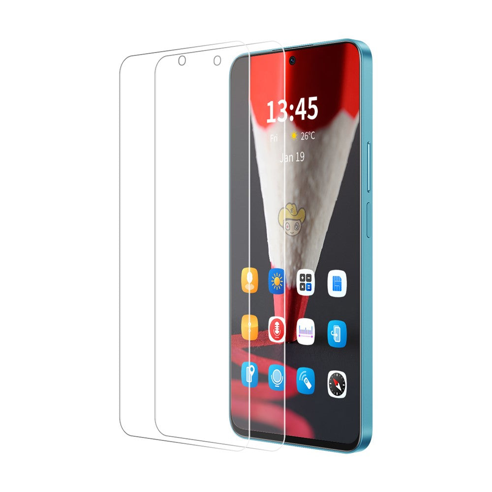 ENKAY HAT PRINCE For Motorola Moto G Play (2025) 4G Screen Protector 2Pcs   9H Clear High Aluminum-Silicon Glass Film