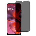 For Motorola Moto G05 4G Anti-Peep Full Covering Screen Protector Silk Printing Tempered Glass Film