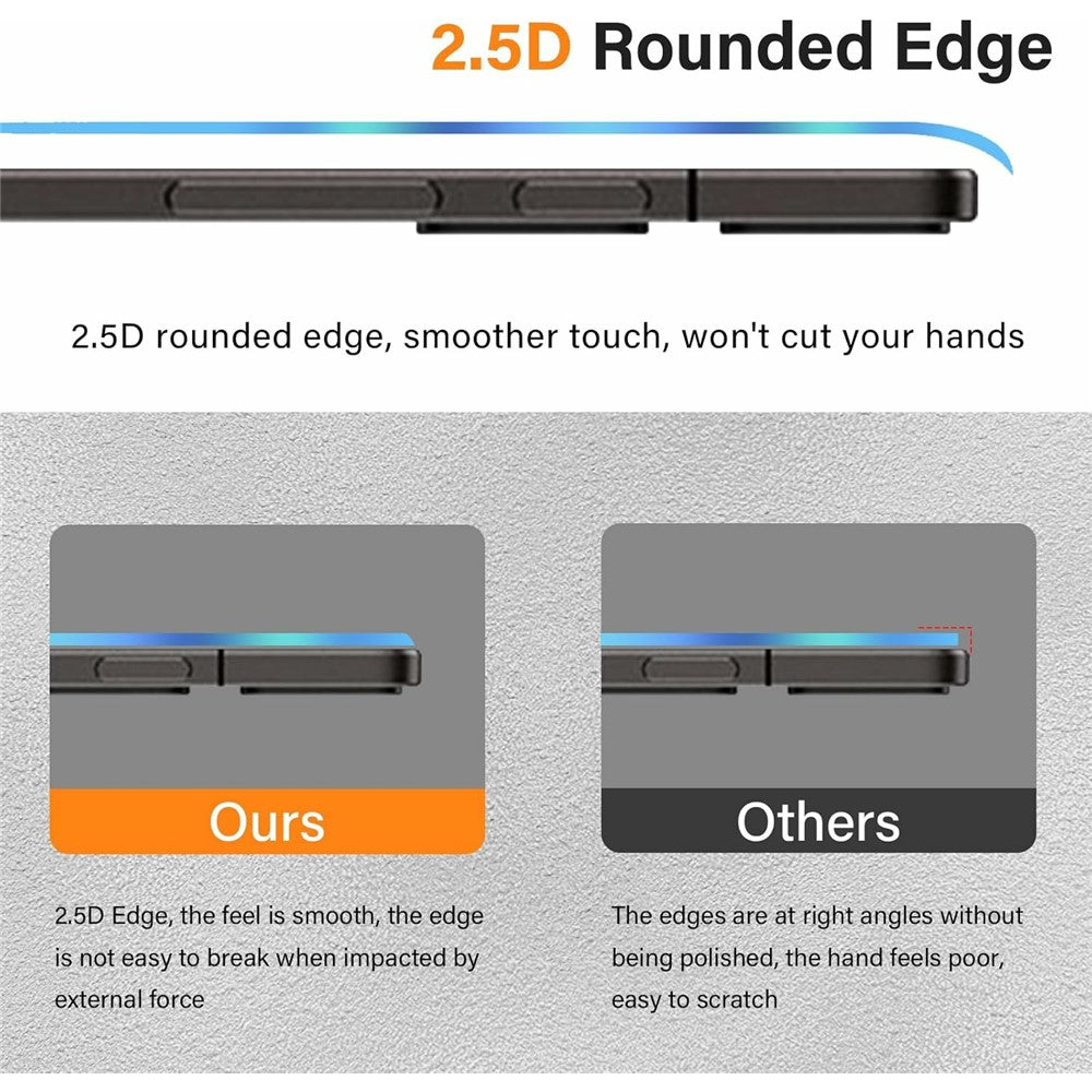 For Lenovo Tab K11 Plus Tempered Glass Screen Protector 2.5D Straight Edge Screen Film