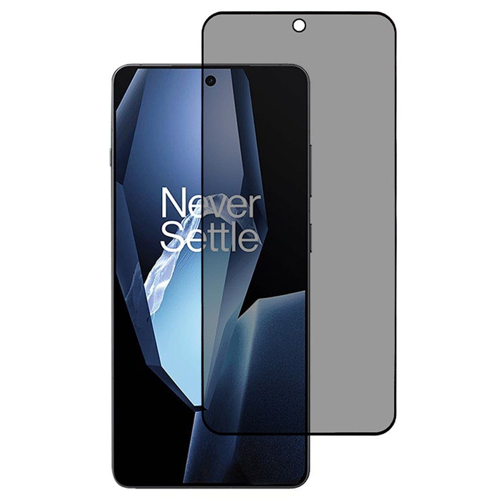 For OnePlus Ace 5 5G Anti-Peep Full Cover Screen Protector Silk Printing Tempered Glass Film