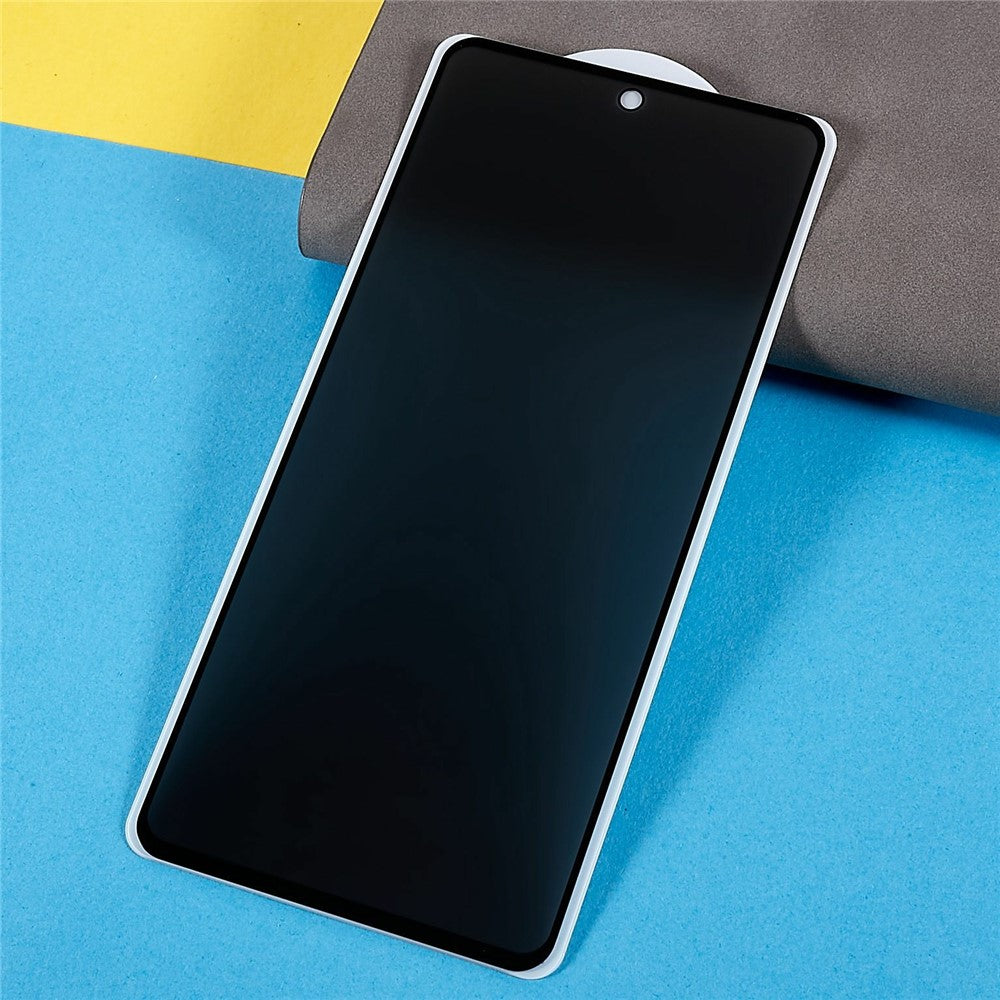 For Xiaomi Poco X7 Pro 5G Anti-Peep Full Cover Screen Protector Silk Printing Tempered Glass Film