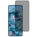 For Google Pixel 8 Pro Anti-Peep Full Covering Screen Protector Silk Printing Tempered Glass Film