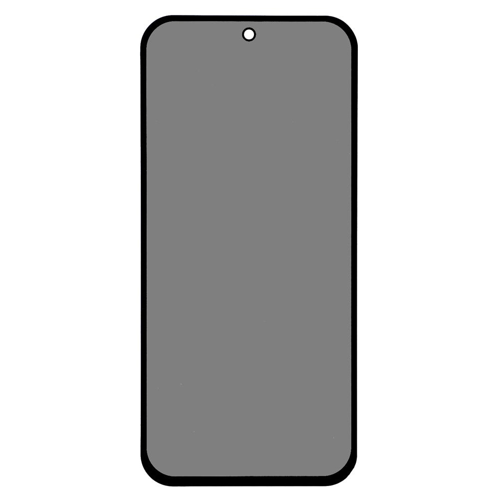 For Google Pixel 8 Anti-Peep Full Covering Screen Protector Silk Printing Tempered Glass Film