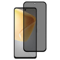 For Infinix Note 50 4G Anti-Peep Full Covering Front Screen Protector Silk Printing Tempered Glass Film