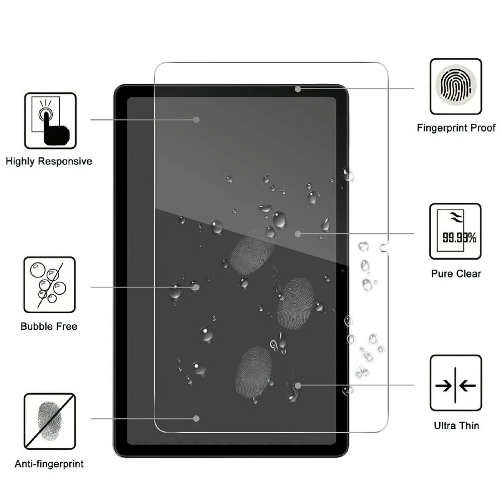 For Xiaomi Redmi Pad 2 Tempered Glass Screen Protector 2.5D Straight Edge Full Screen Film Full Glue