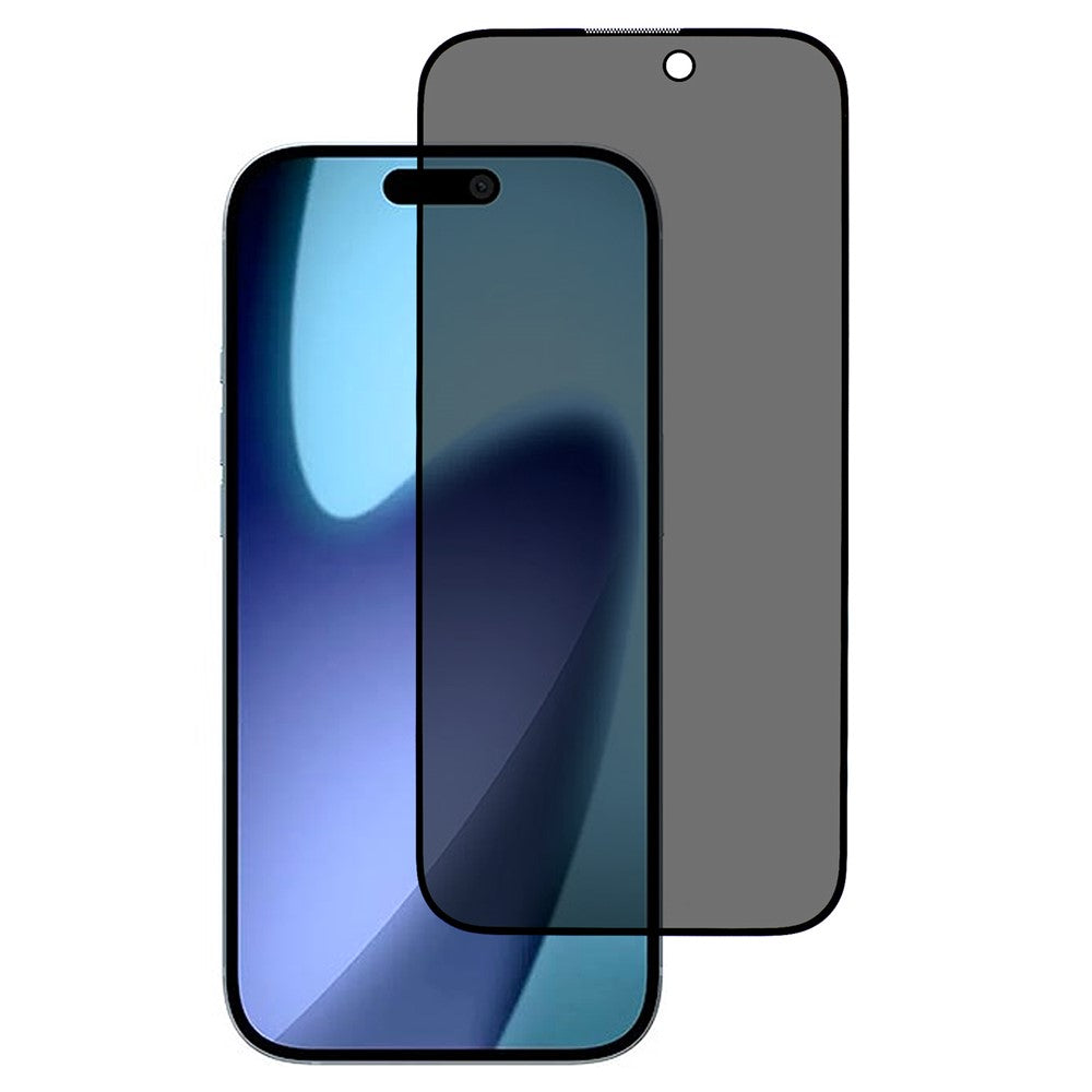 For iPhone Air Anti-Peep Tempered Glass Full Covering Silk Printing Screen Protector