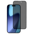 For iPhone 17 Pro Max Anti-Peep Tempered Glass Full Covering Silk Printing Screen Protector
