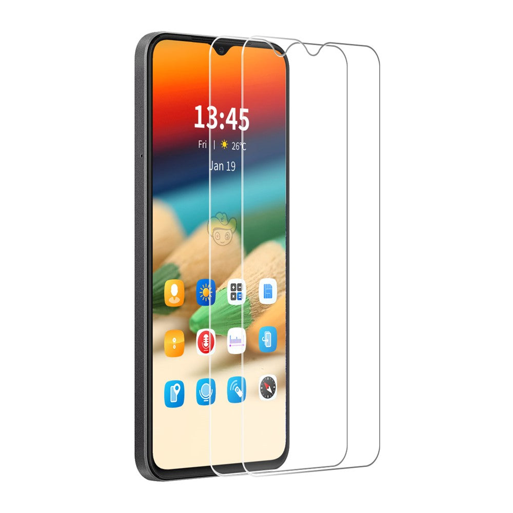 ENKAY HAT PRINCE For Samsung Galaxy A07 4G / A06 4G / A06 5G 2Pcs Screen Protector   9H Clear High Aluminum-Silicon Glass Film