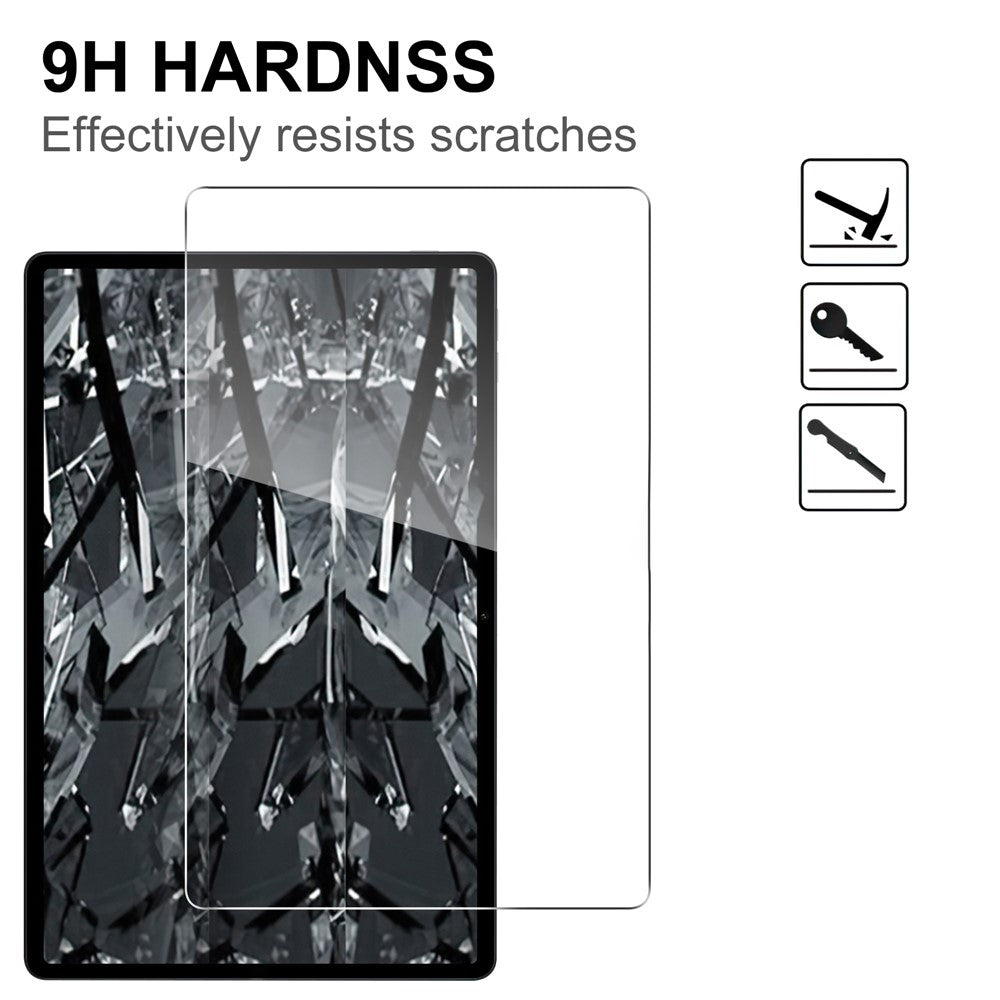 For Oppo Pad SE / OnePlus Pad Lite Tempered Glass Screen Protector 2.5D Straight Edge Full Screen Film Full Glue