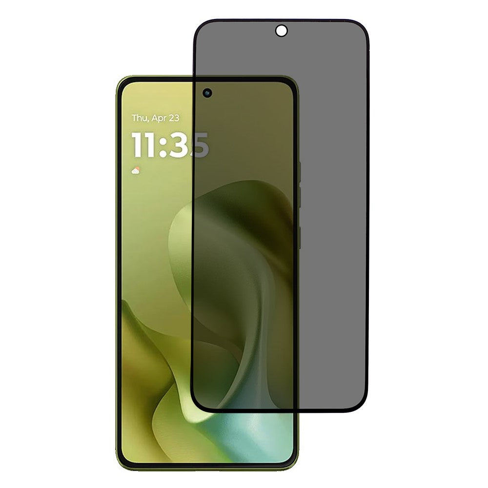 For Motorola Moto G86 Power 5G  /  G86 5G Anti-Peep Tempered Glass Full Covering Silk Printing Screen Protector