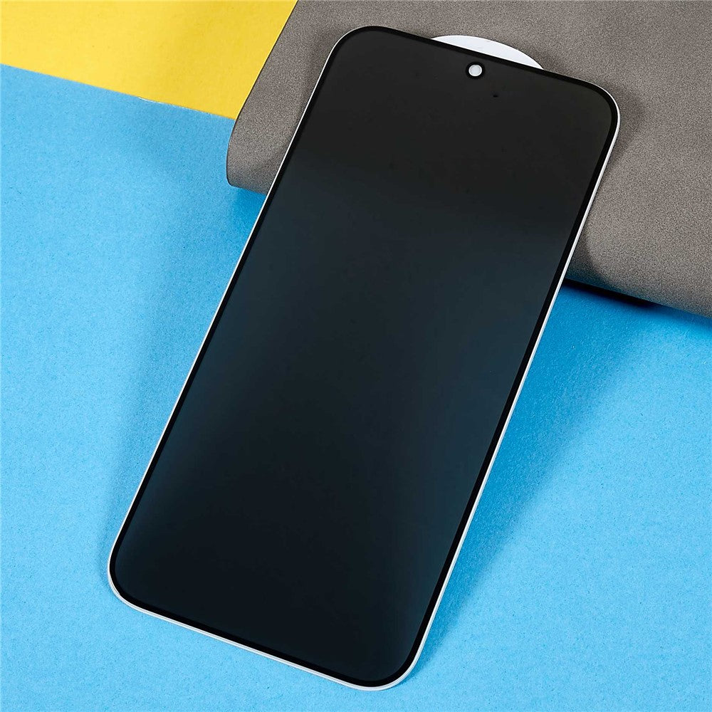 For Motorola Moto G86 Power 5G  /  G86 5G Anti-Peep Tempered Glass Full Covering Silk Printing Screen Protector