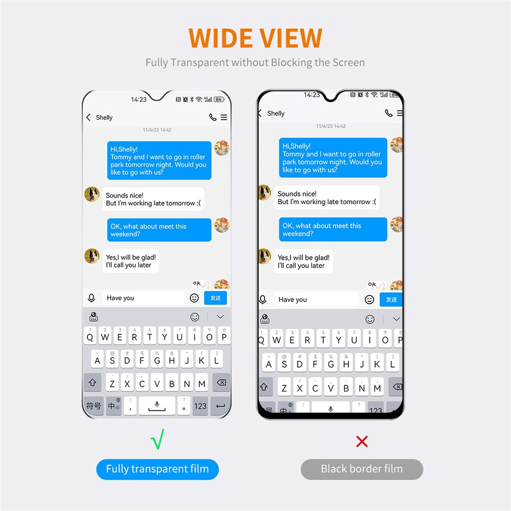 ENKAY HAT PRINCE For Samsung Galaxy A17 5G / A17 4G / A26 5G / A16 5G / A16 4G 2Pcs Screen Protector   9H Clear High Aluminum-Silicon Glass Film