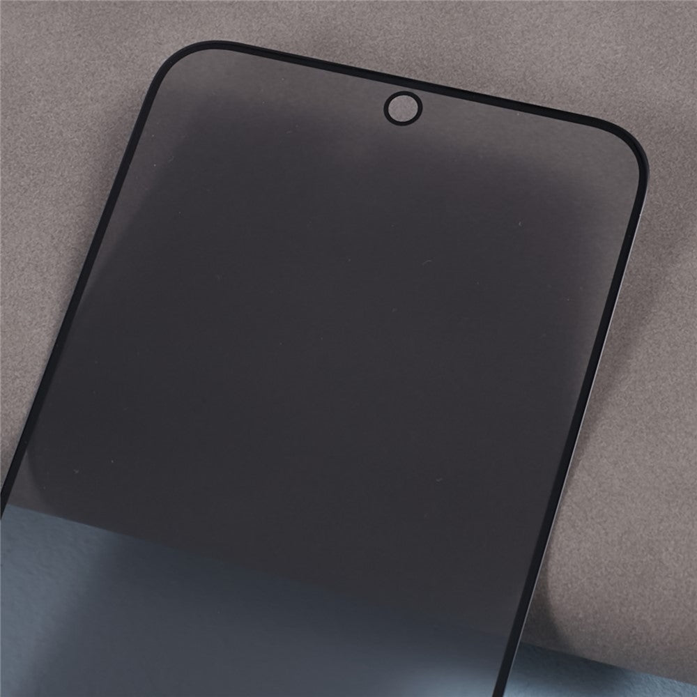 For Honor X6c 4G Anti-Peep Tempered Glass Full Covering Silk Printing Screen Protector