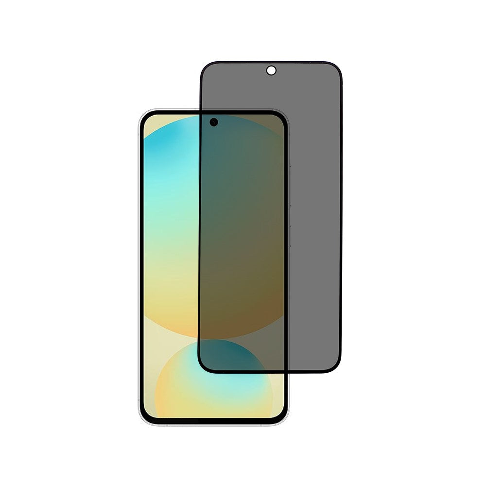 For Samsung Galaxy S25 FE Anti-Peep Tempered Glass Full Covering Silk Printing Screen Protector