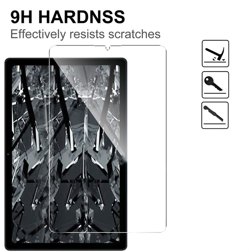For vivo Pad5 Pro Tempered Glass Screen Protector 2.5D Straight Edge Full Screen Film Full Glue