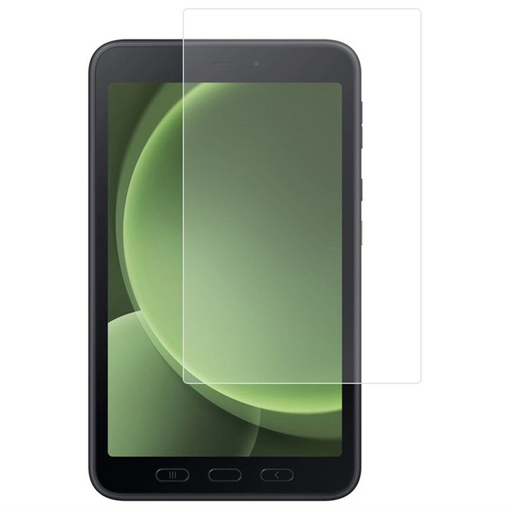 For Samsung Galaxy Tab Active5 Tactical Edition Tempered Glass Screen Protector 2.5D Straight Edge Full Screen Film Full Glue