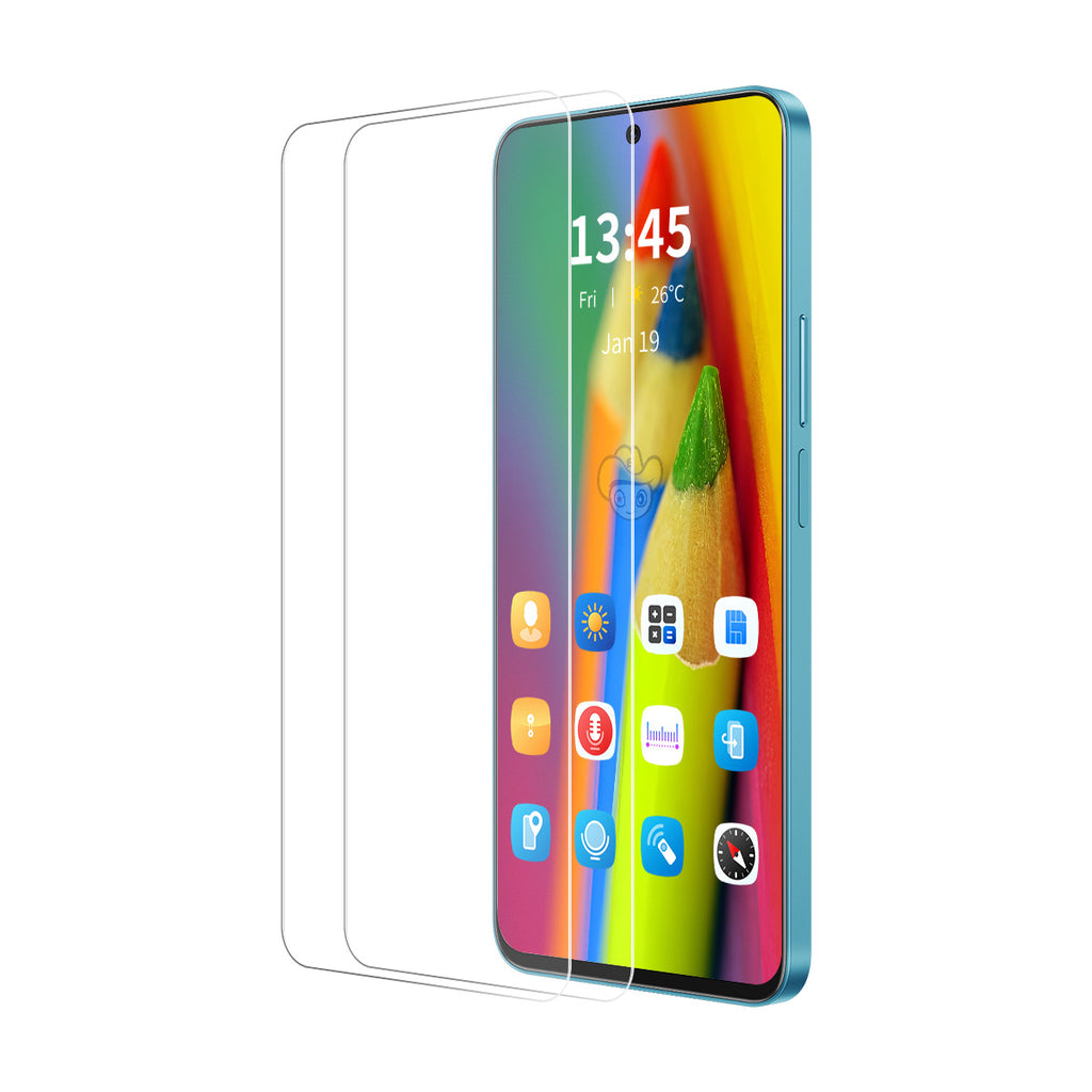 ENKAY HAT PRINCE For Samsung Galaxy S25 FE 2Pcs Screen Protector   9H Clear High Aluminum-Silicon Glass Film