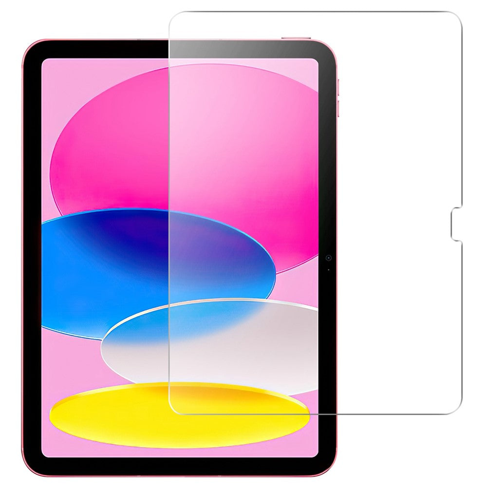 For iPad (2025) / 10.9 (2022) Tempered Glass Screen Protector 2.5D Straight Edge Anti-Explosion Ultra Clear Full Coverage Film