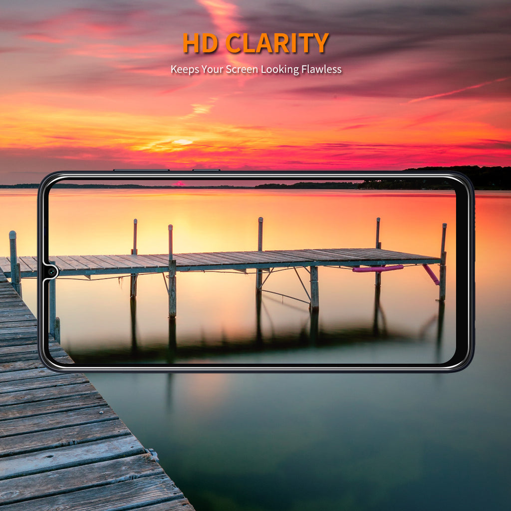 ENKAY HAT PRINCE For Samsung Galaxy A27 2Pcs Screen Protector   9H Clear High Aluminum-Silicon Glass Film