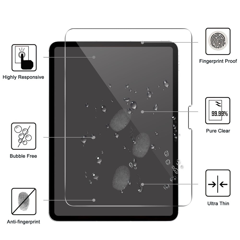 For iPad Pro 13 (2025) / 13 (2024) Tempered Glass Screen Protector 2.5D Straight Edge Screen Film