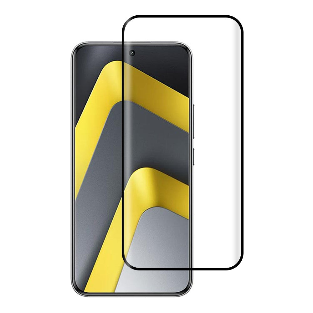 For Xiaomi Poco M8 Pro 5G / Redmi Note 15 Pro+ 5G (Global) Screen Protector 3D Curved Tempered Glass Film Side Glue