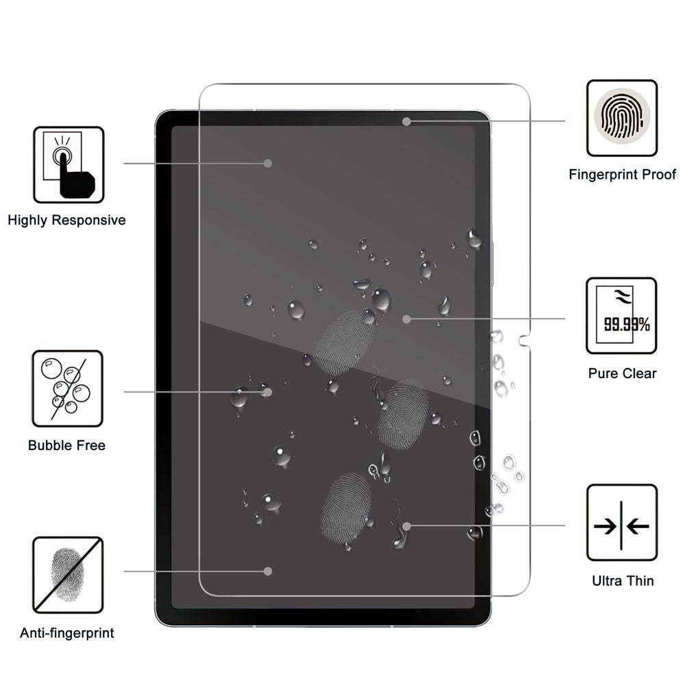 For Xiaomi Redmi Pad 2 Pro Tempered Glass Screen Protector 2.5D Straight Edge Screen Film
