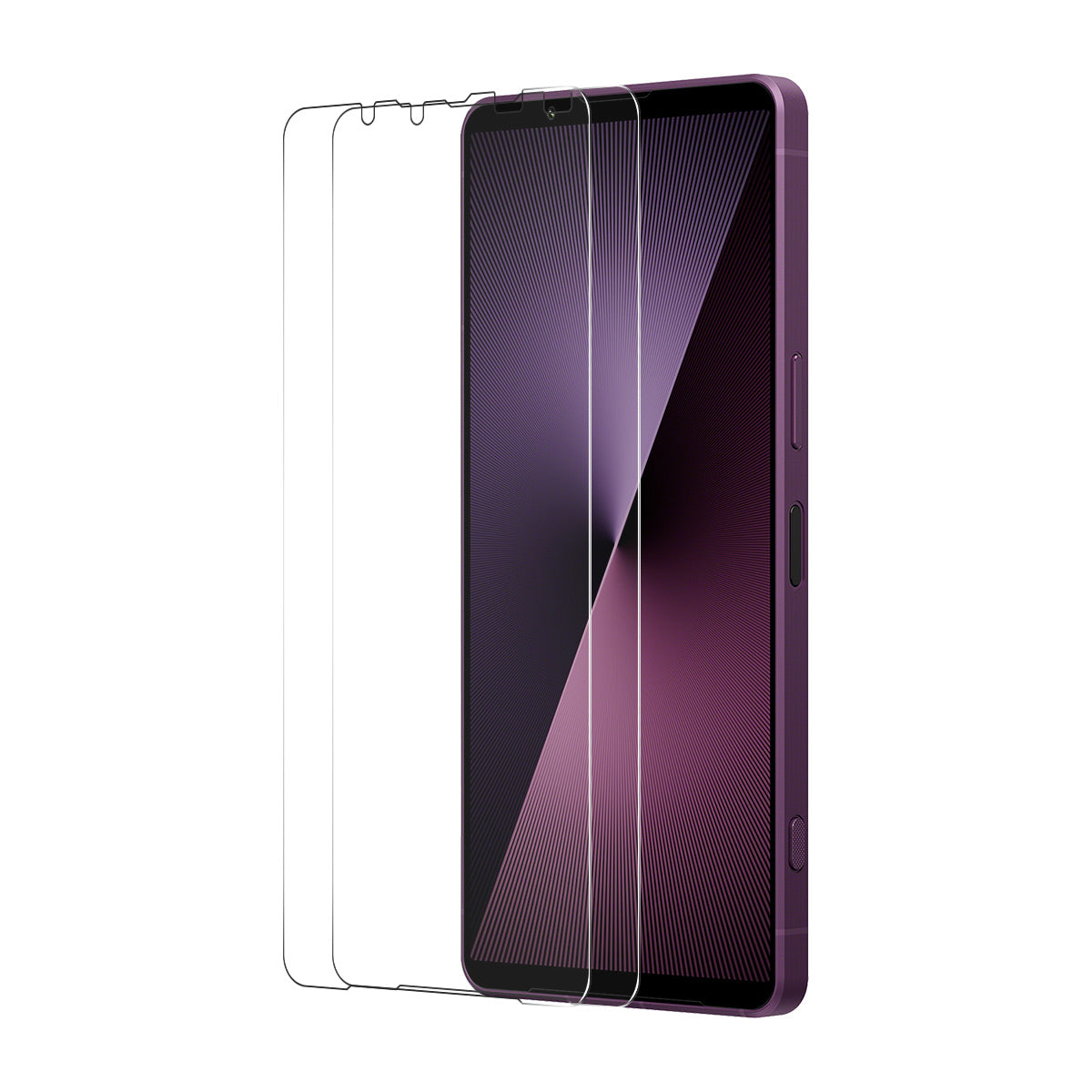 ENKAY HAT PRINCE For Sony Xperia 1 VII 2Pcs Screen Protector   9H Clear High Aluminum-Silicon Glass Film