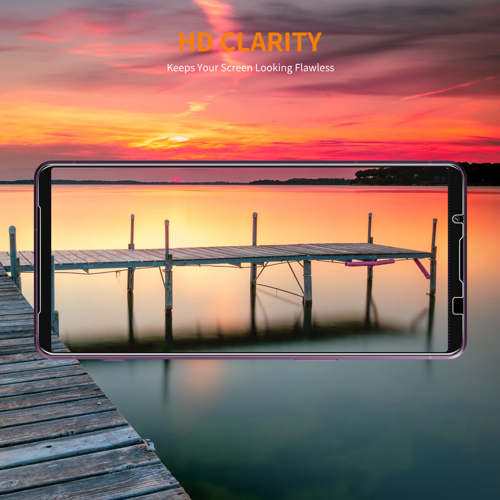 ENKAY HAT PRINCE For Sony Xperia 1 VII 2Pcs Screen Protector   9H Clear High Aluminum-Silicon Glass Film