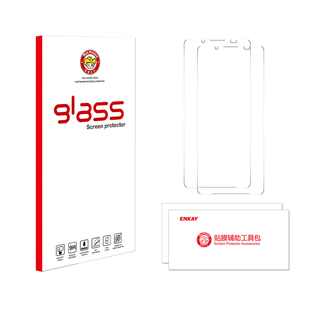 ENKAY HAT PRINCE For Sony Xperia 1 VII 2Pcs Screen Protector   9H Clear High Aluminum-Silicon Glass Film
