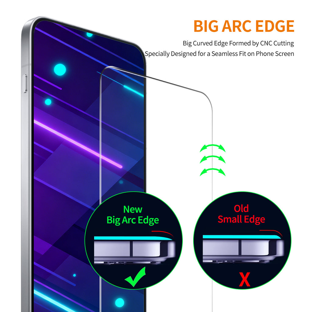 ENKAY HAT PRINCE For Motorola Edge 70 5G 2Pcs Screen Protector   9H Clear High Aluminum-Silicon Glass Film