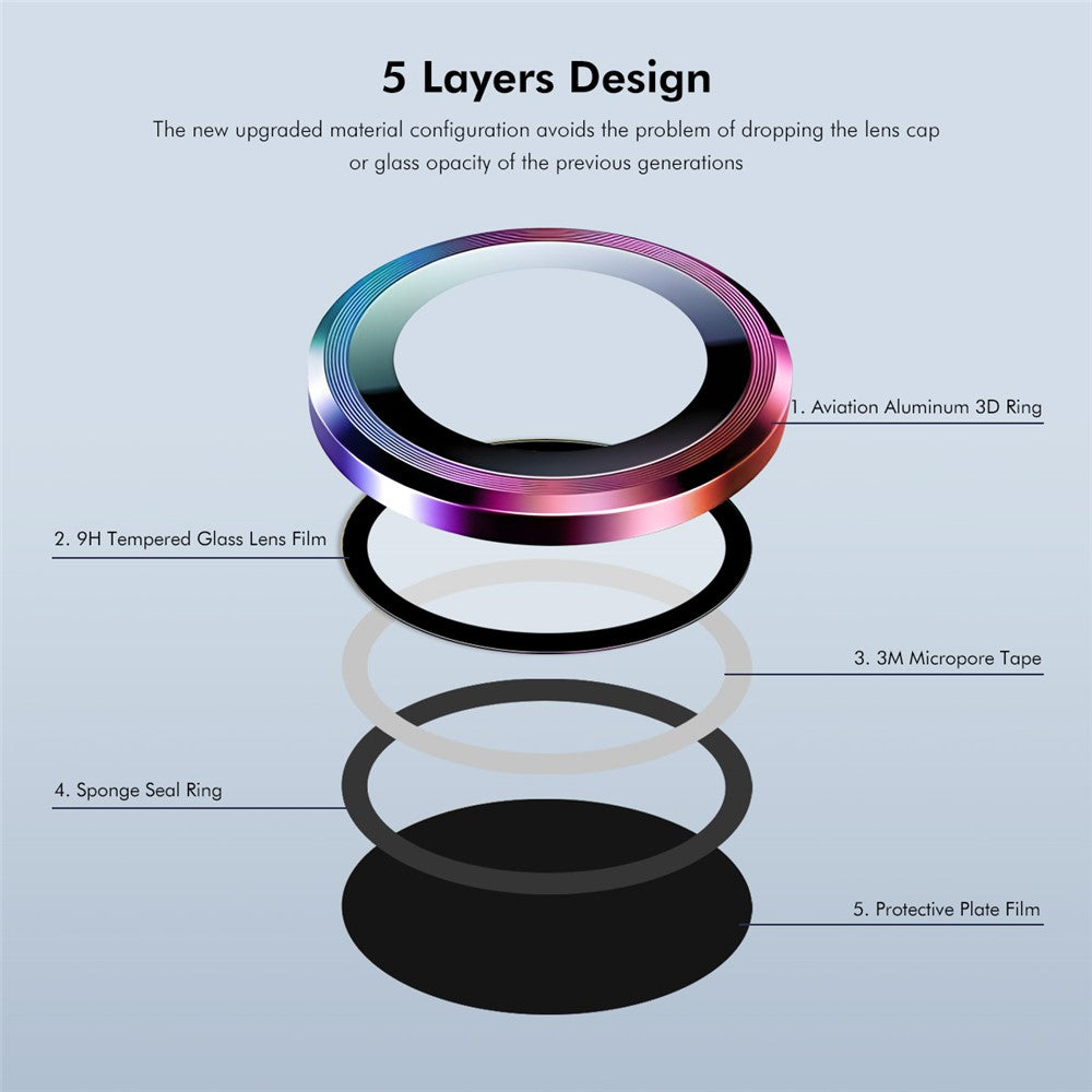 ENKAY HAT PRINCE For Samsung Galaxy S26+ Camera Lens Protector  Metal Ring Lens Film