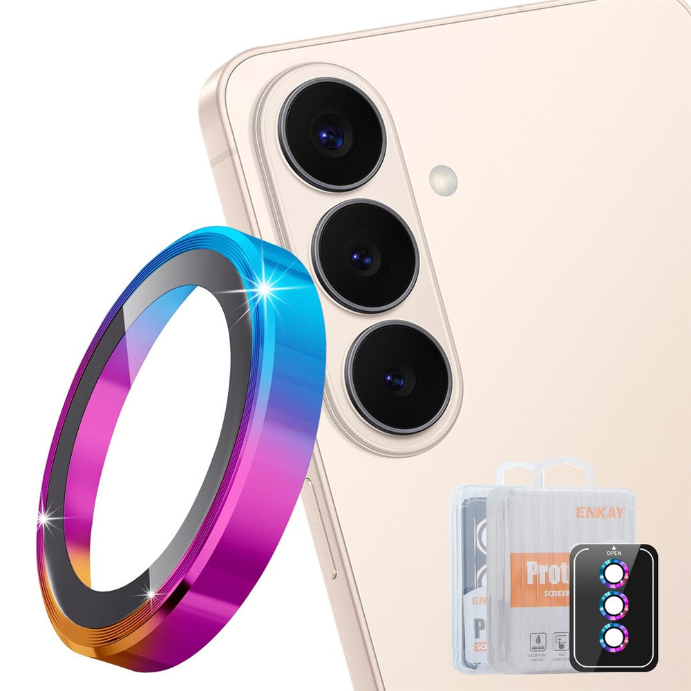ENKAY HAT PRINCE For Samsung Galaxy S26+ Camera Lens Protector  Metal Ring Lens Film
