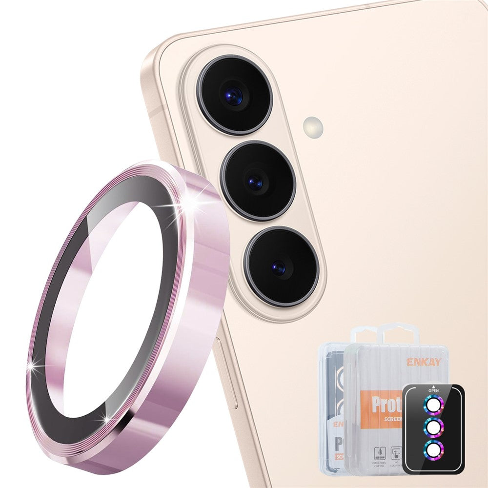ENKAY HAT PRINCE For Samsung Galaxy S26+ Camera Lens Protector  Metal Ring Lens Film