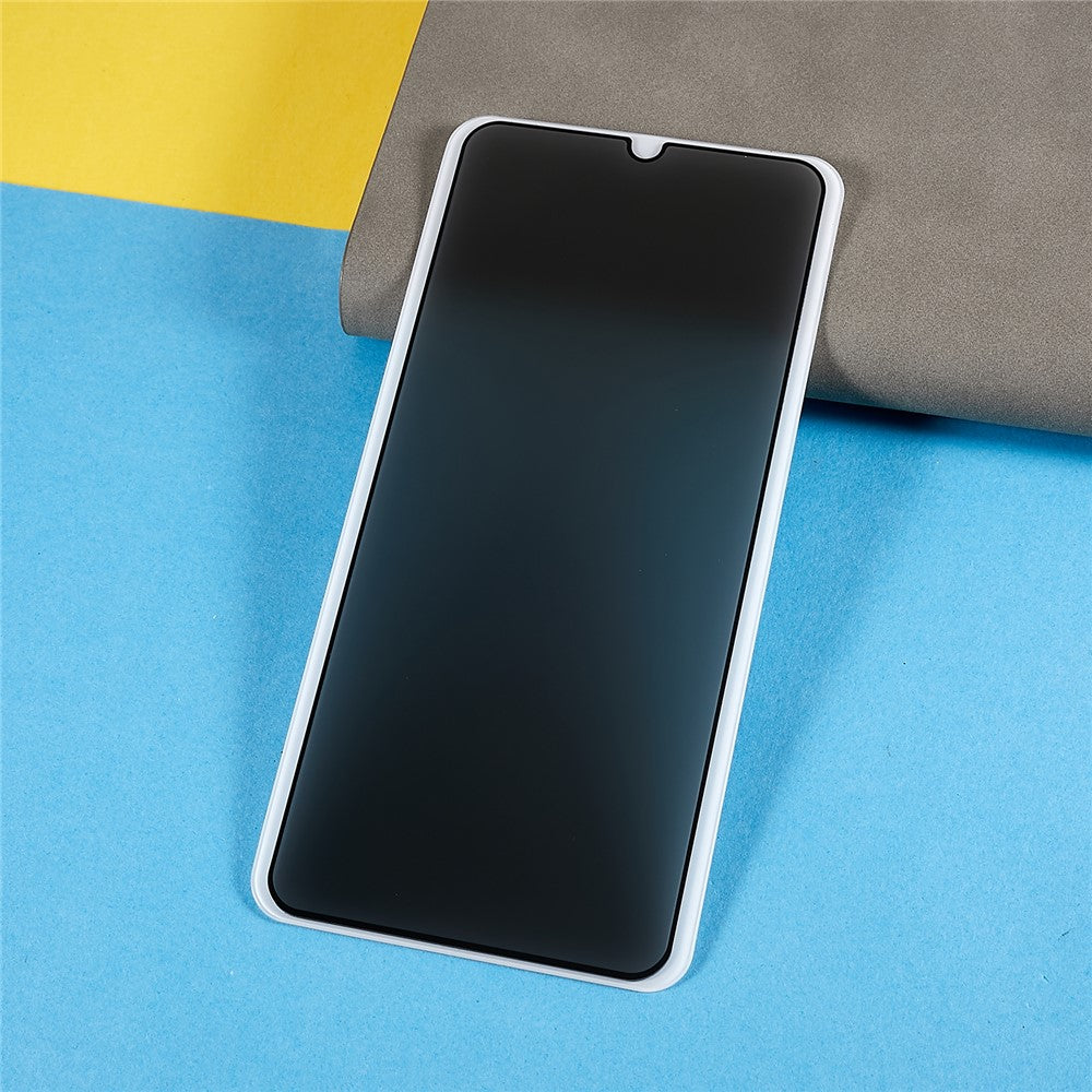 For Samsung Galaxy A14 5G / A14 4G Anti-spy Silk Printing Anti-explosion Screen Protector Complete Covering Side Glue Tempered Glass Film