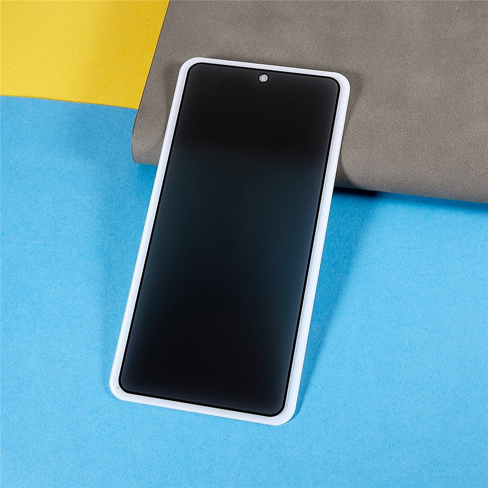 For Samsung Galaxy A54 5G Anti-spy Full Covering Silk Printing Screen Protector Side Glue Anti-explosion Tempered Glass Film