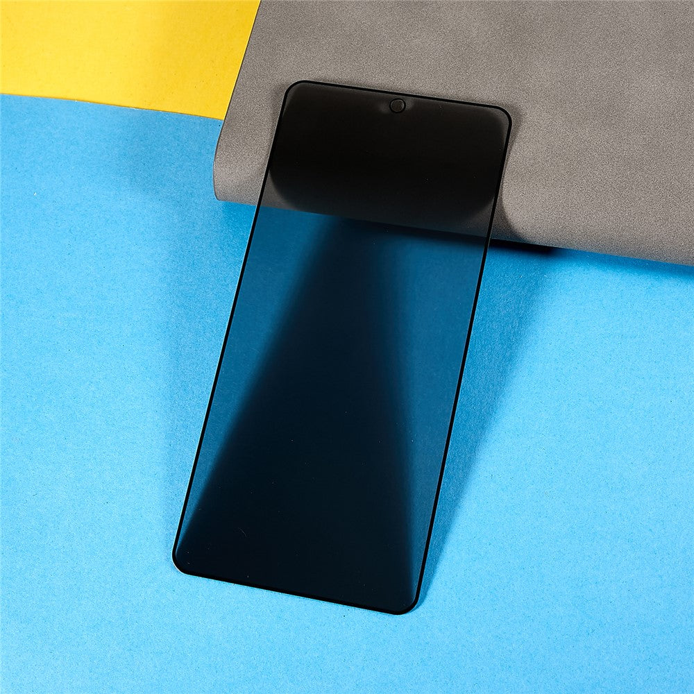 For Samsung Galaxy A54 5G Anti-spy Full Covering Silk Printing Screen Protector Side Glue Anti-explosion Tempered Glass Film