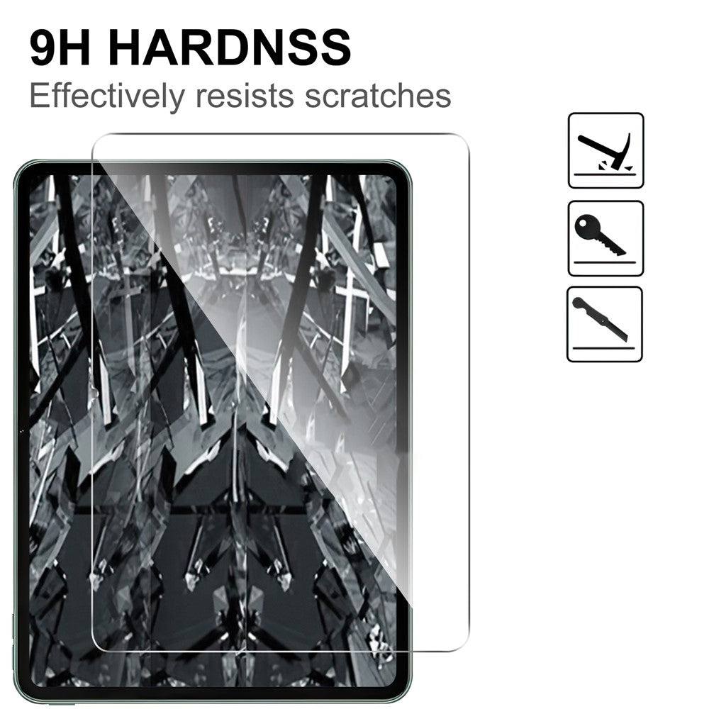 For OnePlus Pad Tempered Glass Film 2.5D Straight Edge Anti-explosion Tablet Full Screen Protector