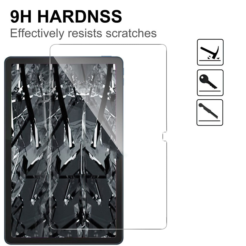 For Lenovo Tab M10 5G 2.5D Straight Edge Tempered Glass Film Anti-scratch Tablet Screen Protector