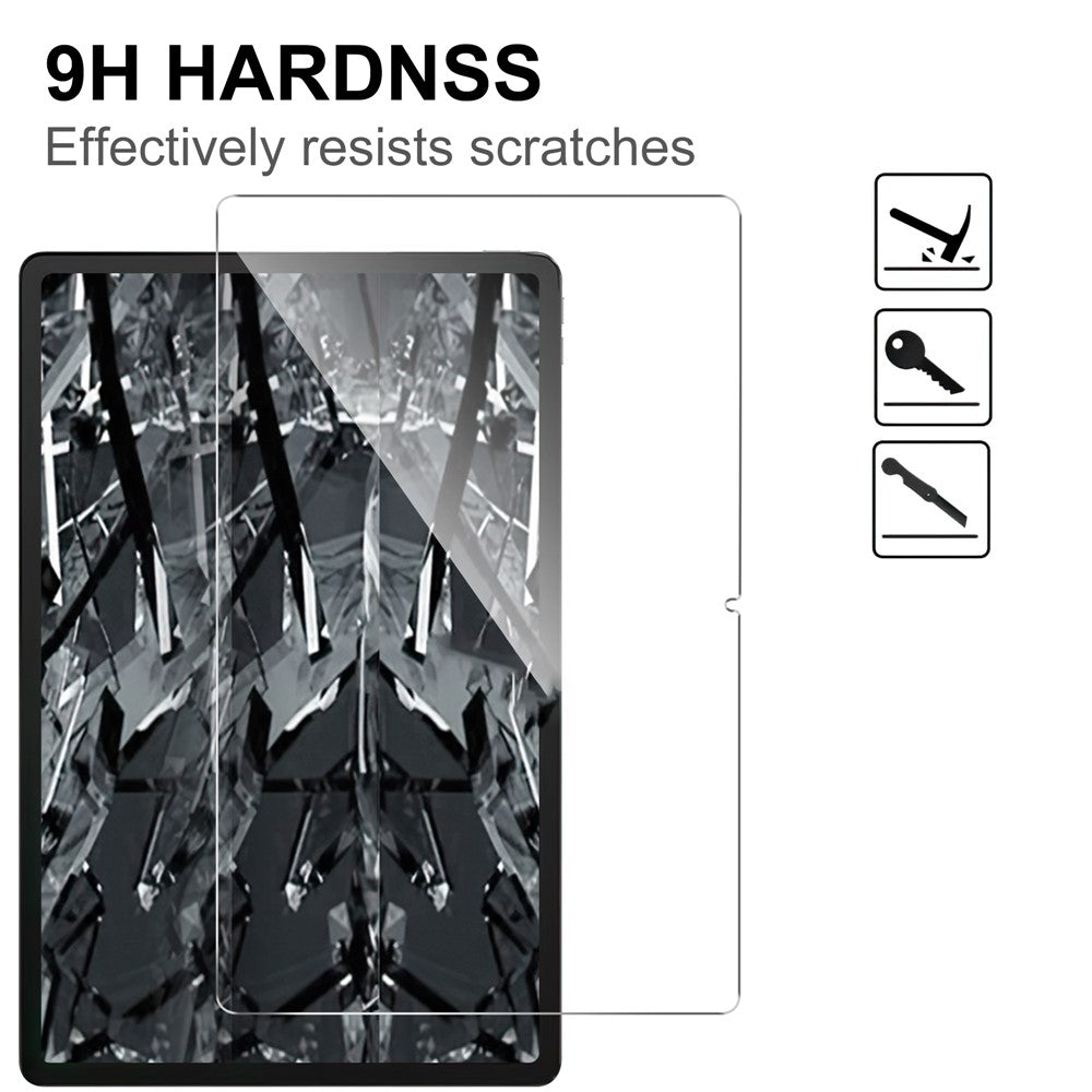 For Lenovo Xiaoxin Pad Pro 12.7 (2025) / Tab P12 2.5D Straight Edge Tablet Screen Protector Ultra Clear Tempered Glass Film