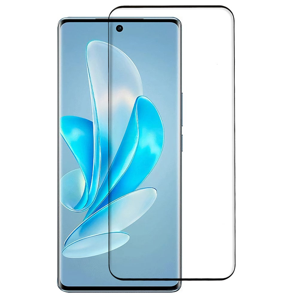 For vivo V29 5G Screen Protector Full Cover 3D Curved Tempered Glass Side Glue Film