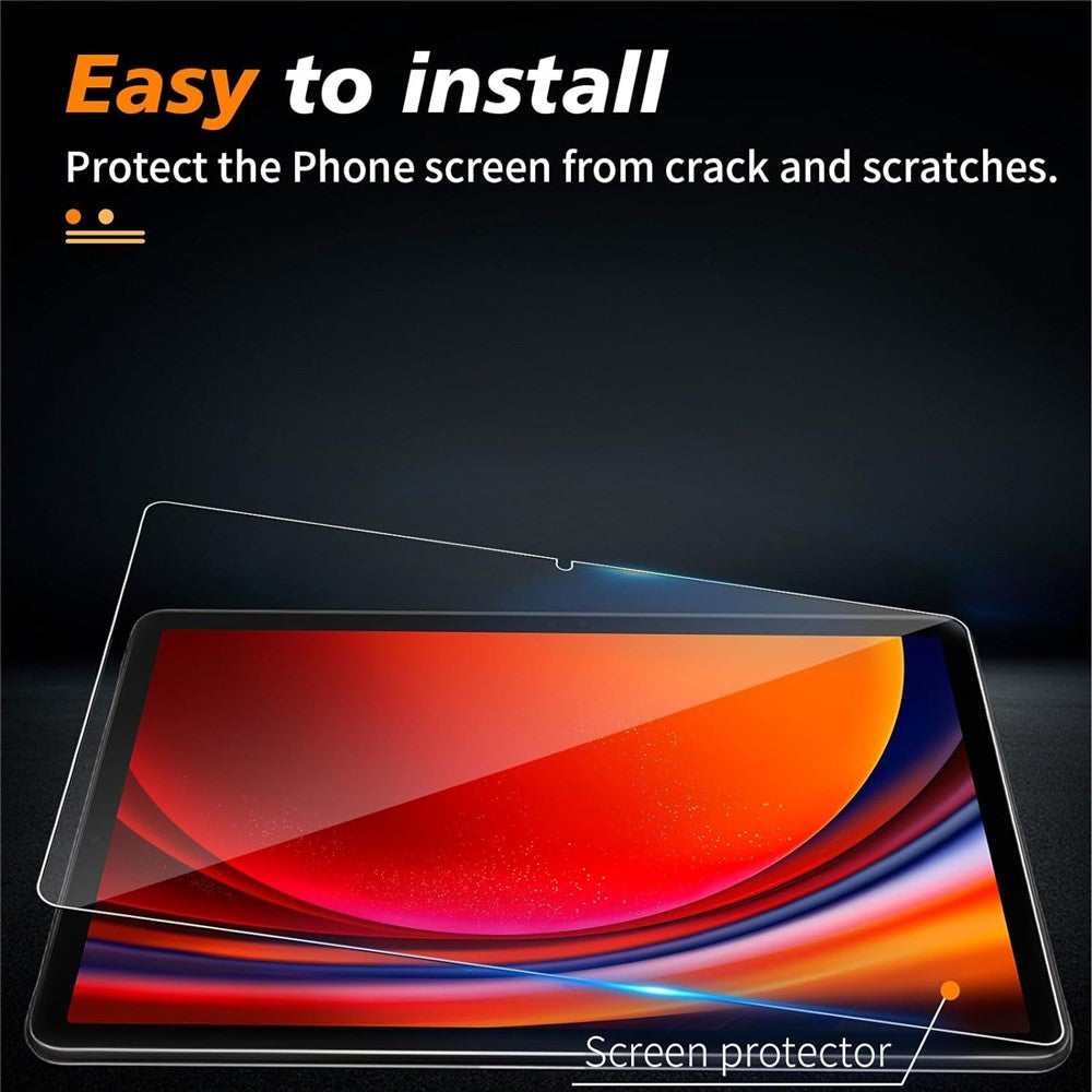 For Samsung Galaxy Tab S11 / S10 Lite / S10 FE / S9 FE Tempered Glass Screen Protector 2.5D Straight Edge Film
