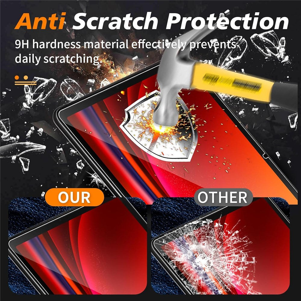 For Samsung Galaxy Tab S11 / S10 Lite / S10 FE / S9 FE Tempered Glass Screen Protector 2.5D Straight Edge Film